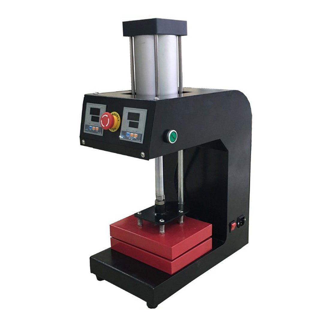 Pneumatic air compress rosin heat press red color plates