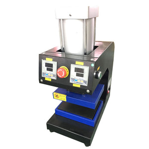 Blue color plates pneumatic rosin heat press