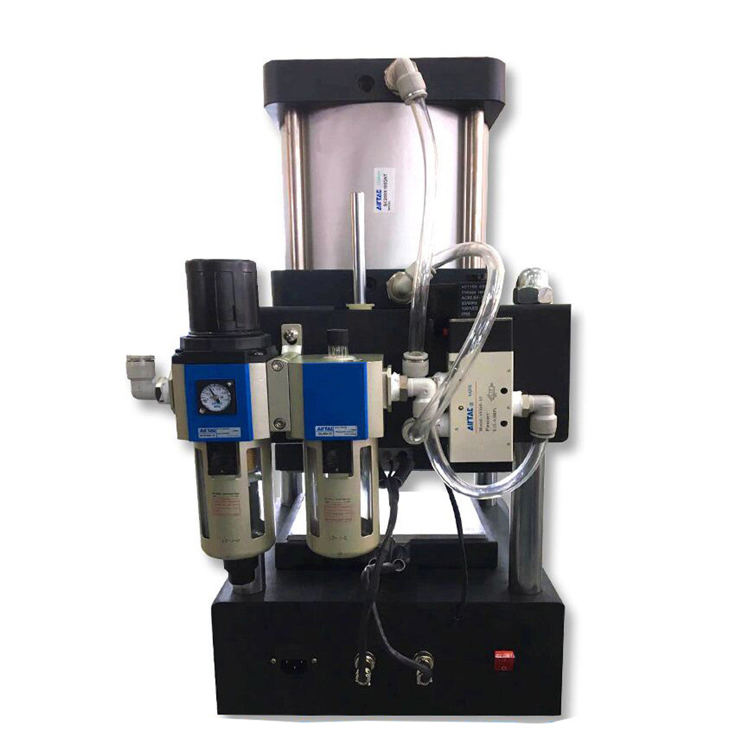 Pneumatic rosin press 1015-6 with 12000psi air compressor pump