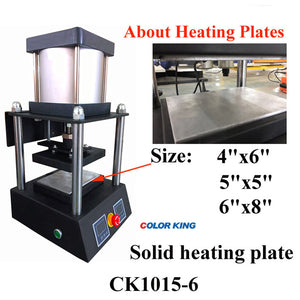 pneumatic rosin press 4''x6'' 5''x5'' 6''x8'' plates size