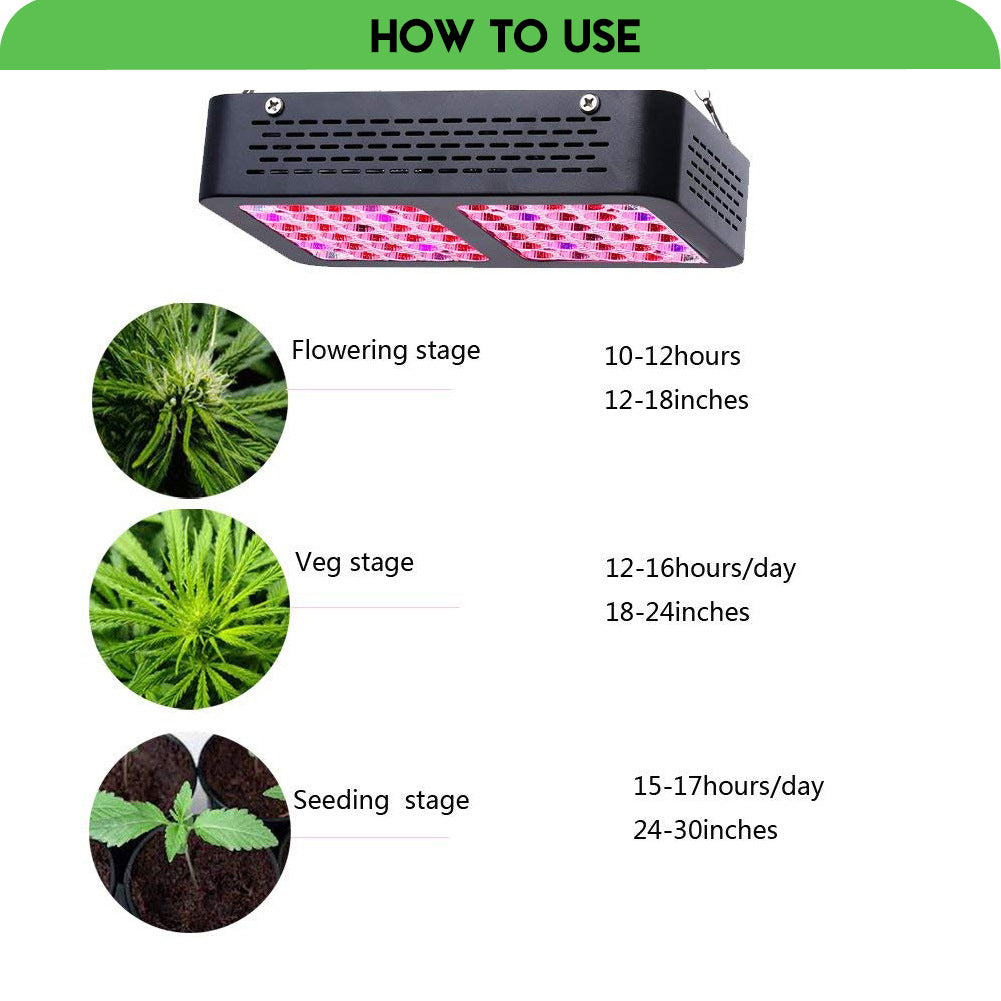 600W Weed plant grow lights full spectrum led 60pcsx10w