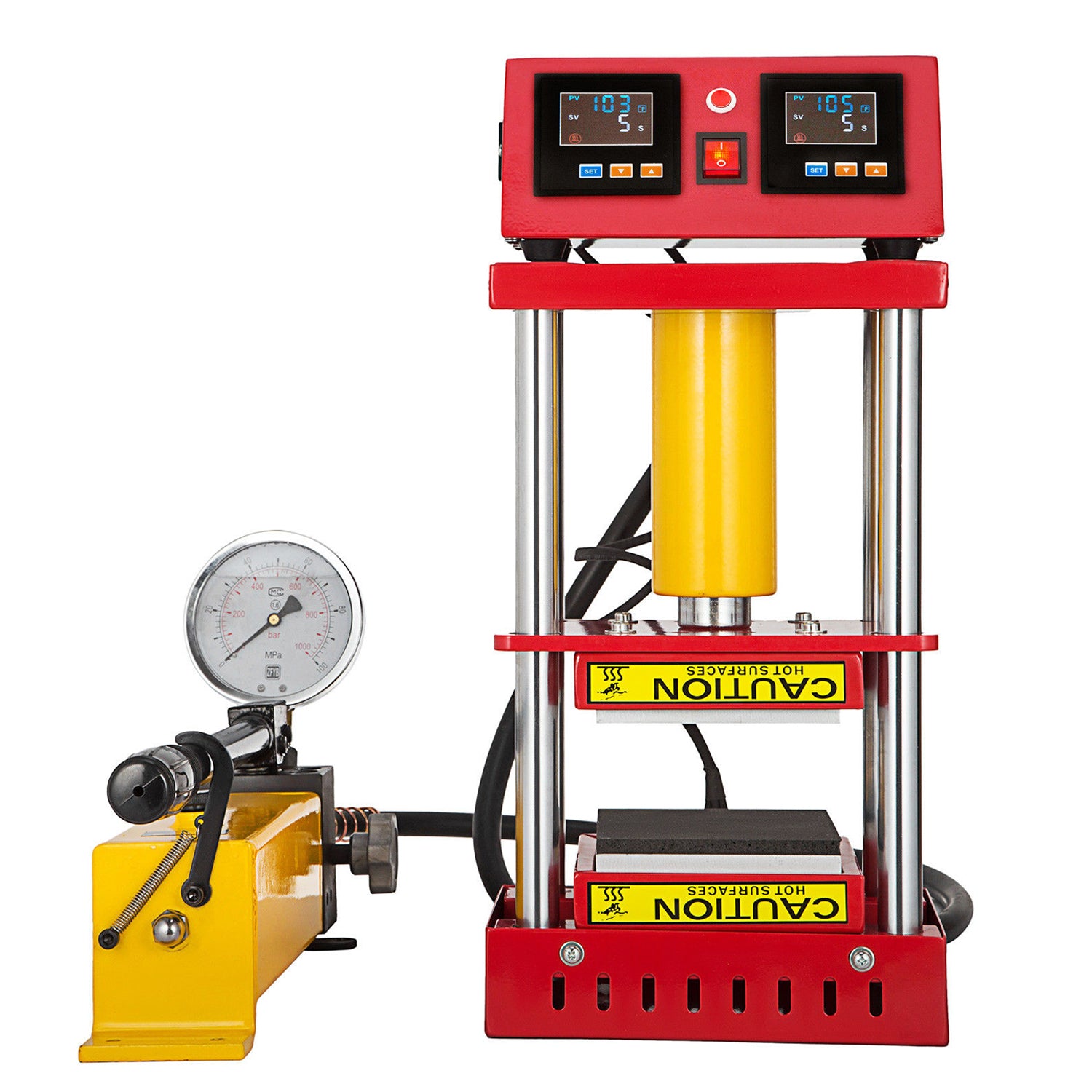 lcd display rosin heat press 5ton pressure