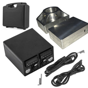 Tuopuke RK02 Solid Rosin Plate Kits with Dual Plates, Dual Heaters, Dual Temp Sensors, Temperature Control Box - Pair With A or H Hydraulic Press