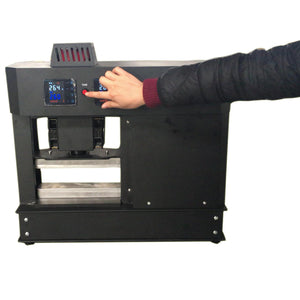 just press the button to start the 20ton rosin press electric type