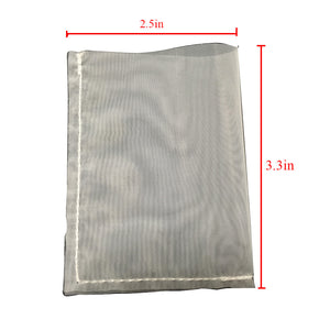 Rosin Press micron bags 2.5x3.3in 120u micro 10pcs 1pk
