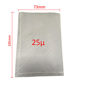 Rosin Press micron bags 2.8*4.1in 25μ micro 10pcs 1pk